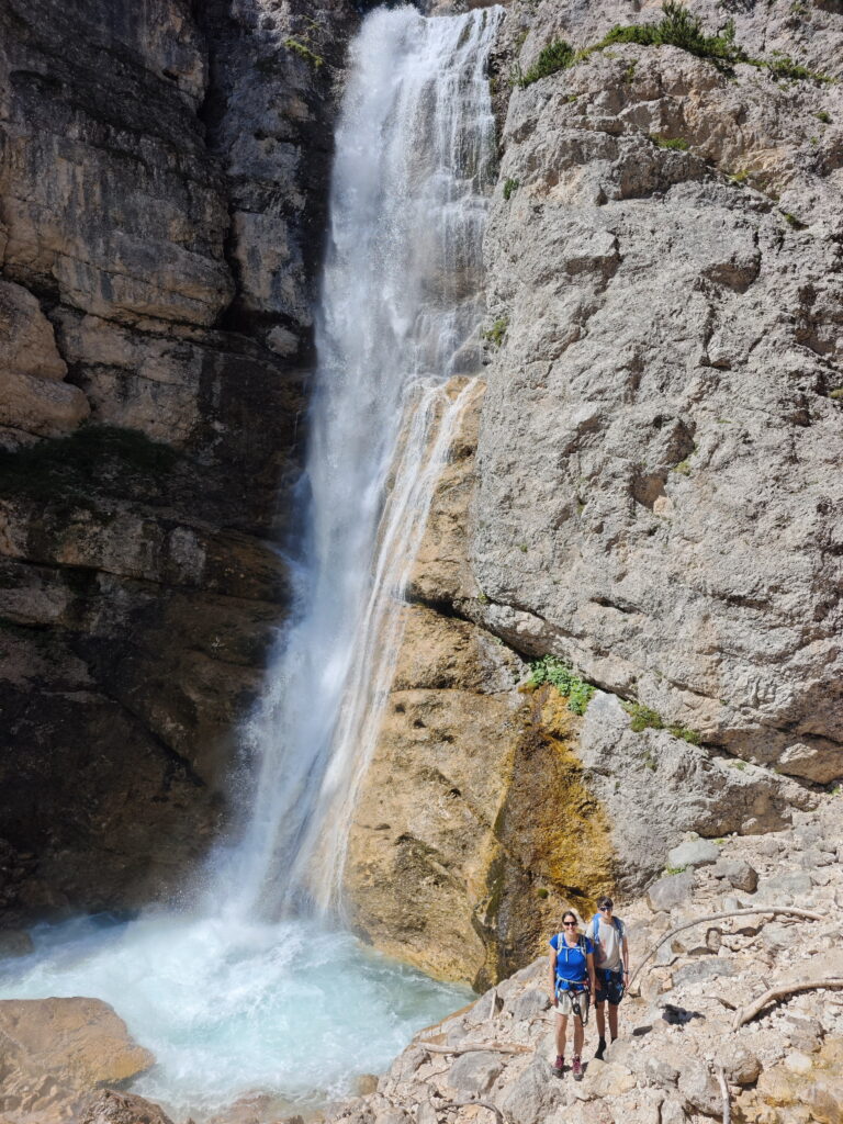 Die mächtigen Cascate di Fanes